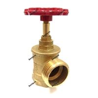 Вентиль пожежний запірний кутовий ДУ-25 низького тиску 0.6 МПа під ДППК