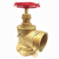 Клапан вентиль ДУ50 кутовий підсилений 1.6 МПа під ДППК латунний